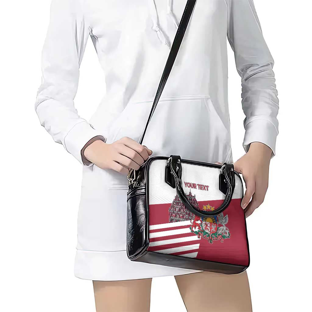 Personalized Riga Town Hall Square Latvia Shoulder Handbag Coat of Arms LT17