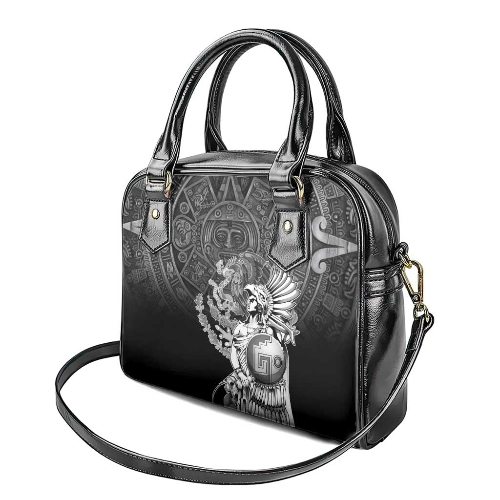 Mexico Aztec Warrior Shoulder Handbag Huitzilopochtli With Aztec Calendar LT17