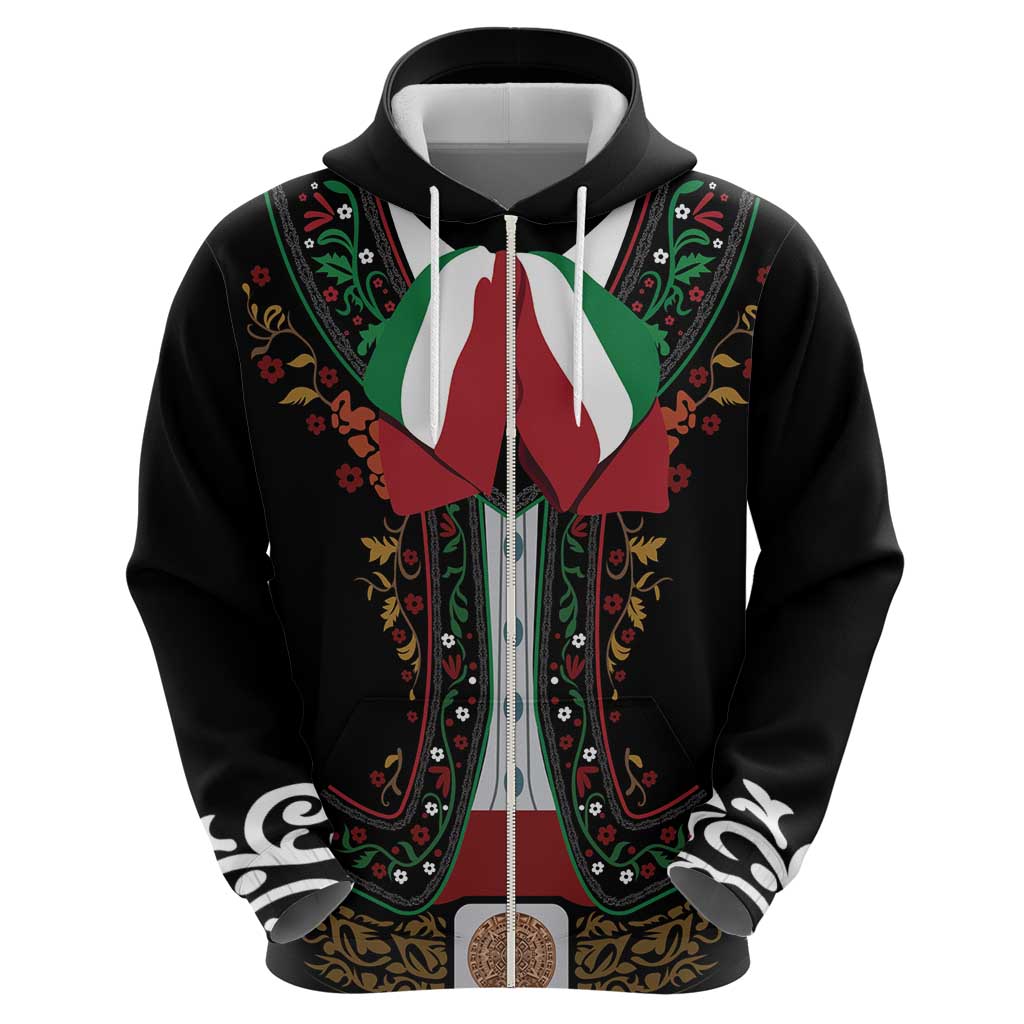 Mexico Cinco de Mayo Hoodie Charro Suit Style LT17