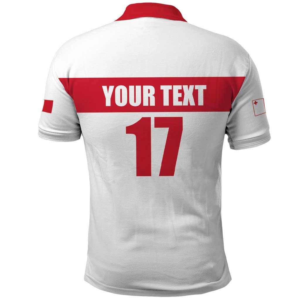 Custom Malta Rugby Polo Shirt Maltese Cross LT17