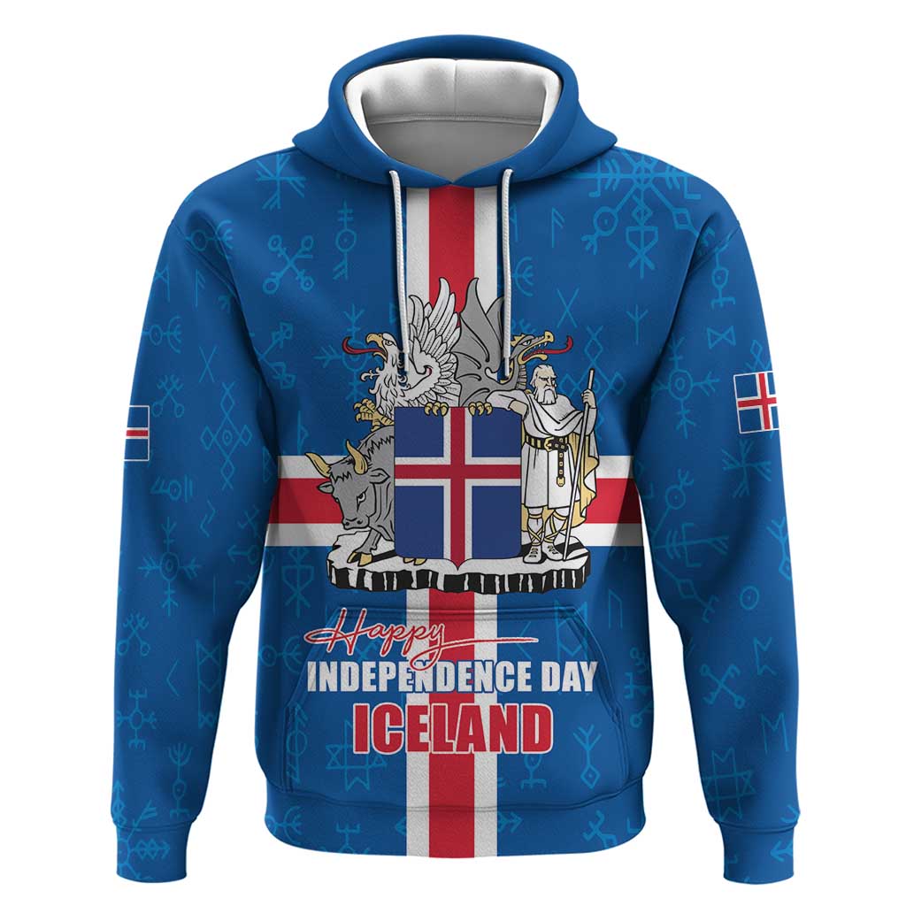 Iceland Icelandic National Day Hoodie Happy 81th Anniversary LT17