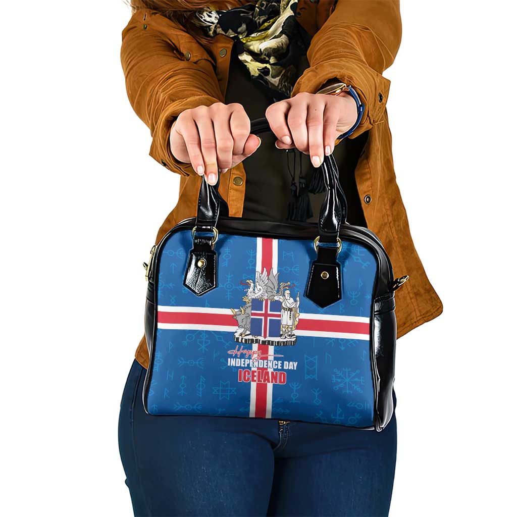 Iceland Icelandic National Day Shoulder Handbag Happy 81th Anniversary LT17