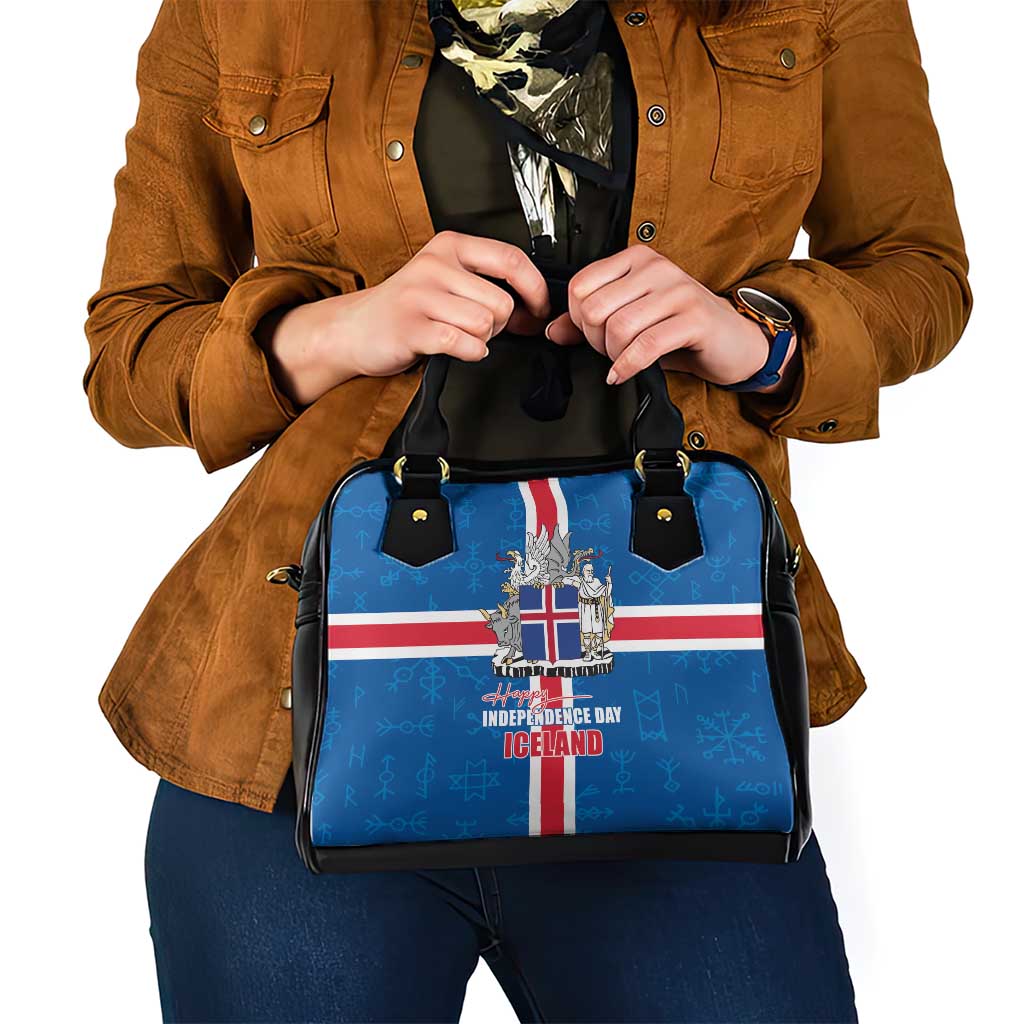 Iceland Icelandic National Day Shoulder Handbag Happy 81th Anniversary LT17