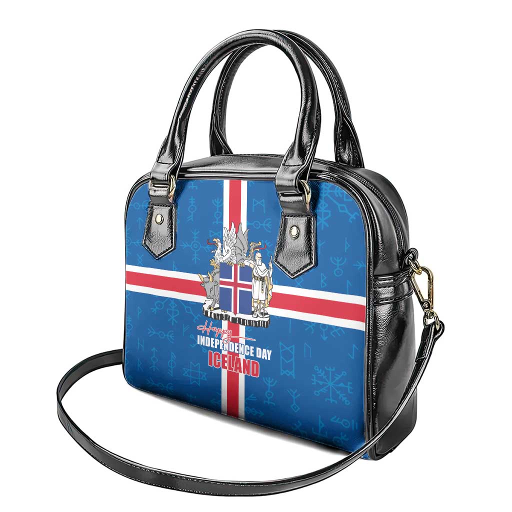 Iceland Icelandic National Day Shoulder Handbag Happy 81th Anniversary LT17
