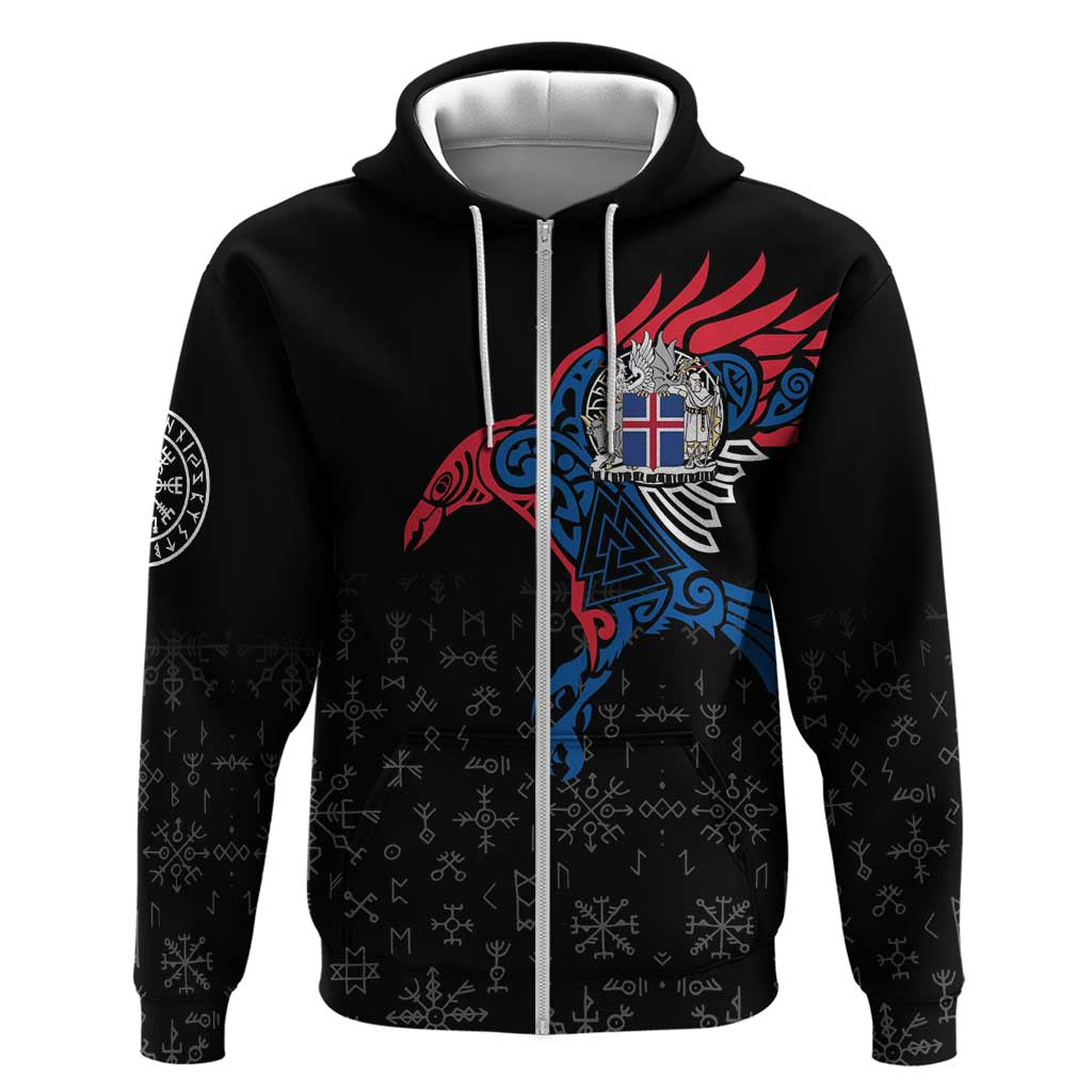 Iceland Viking Culture Hoodie Norse Mythology Raven Tattoo LT17