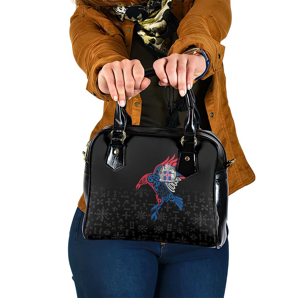 Iceland Viking Culture Shoulder Handbag Norse Mythology Raven Tattoo LT17