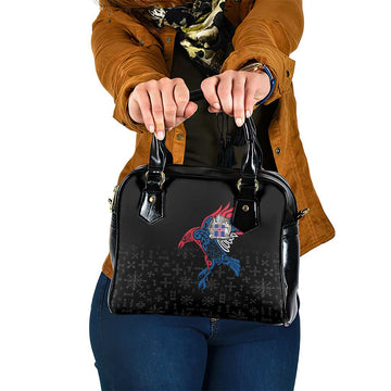 Iceland Viking Culture Shoulder Handbag Norse Mythology Raven Tattoo LT17