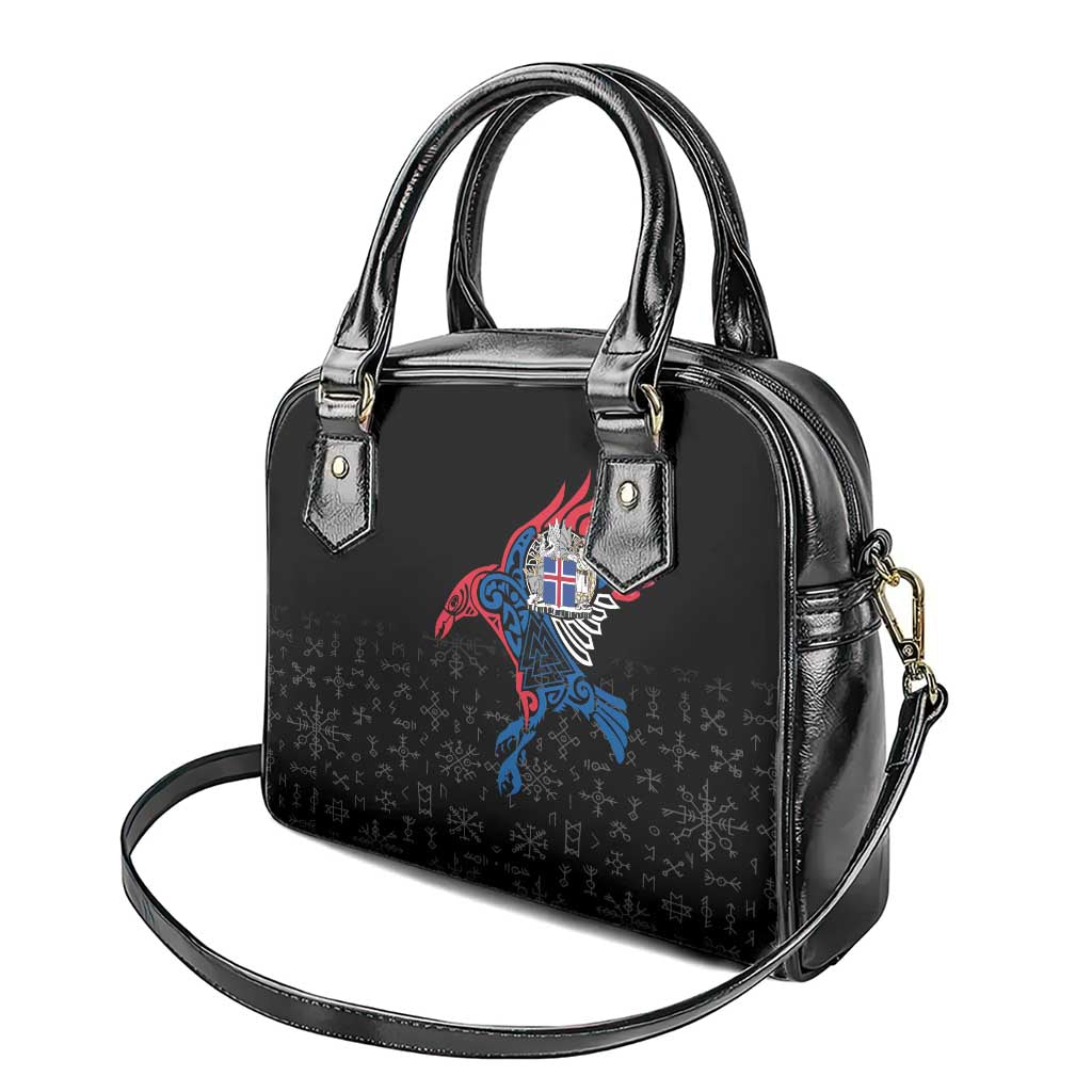 Iceland Viking Culture Shoulder Handbag Norse Mythology Raven Tattoo LT17