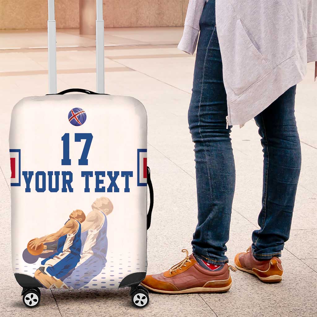 Iceland Basketball Custom Luggage Cover White Style LT17