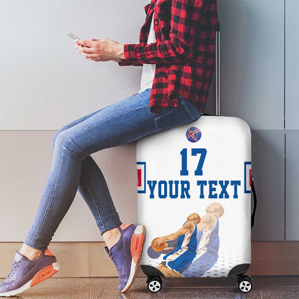 Iceland Basketball Custom Luggage Cover White Style LT17