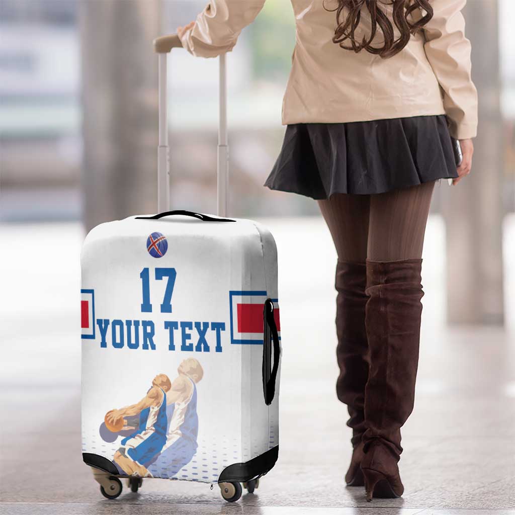 Iceland Basketball Custom Luggage Cover White Style LT17