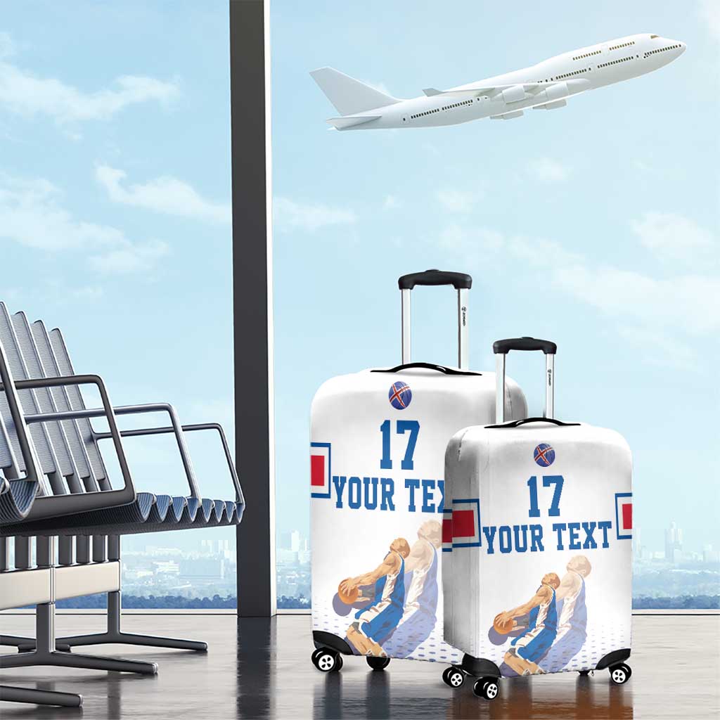 Iceland Basketball Custom Luggage Cover White Style LT17