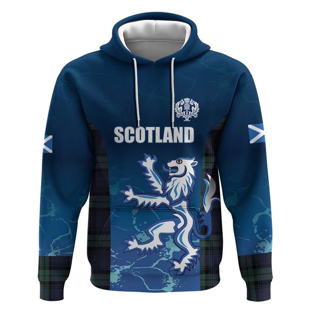 Custom Scotland Rugby Hoodie Go Scottish Thistle LT17
