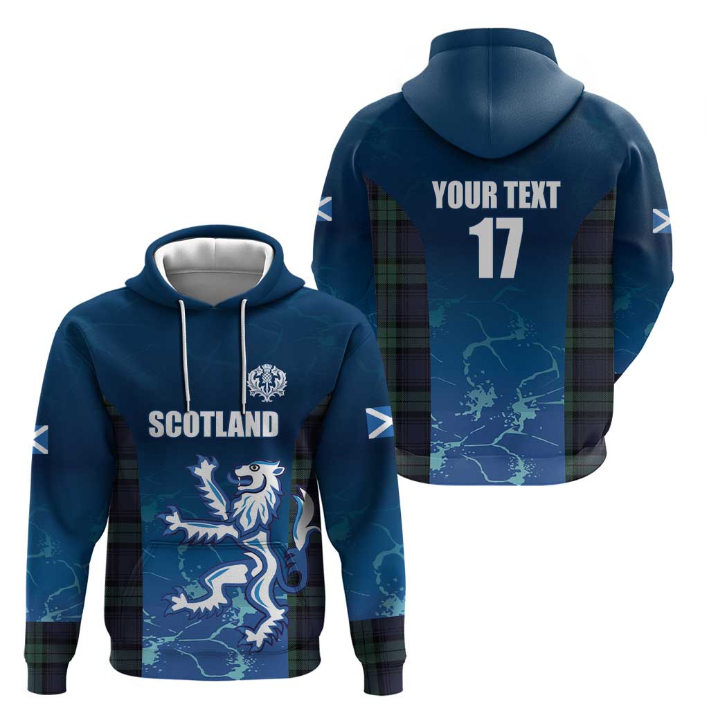 Custom Scotland Rugby Hoodie Go Scottish Thistle LT17