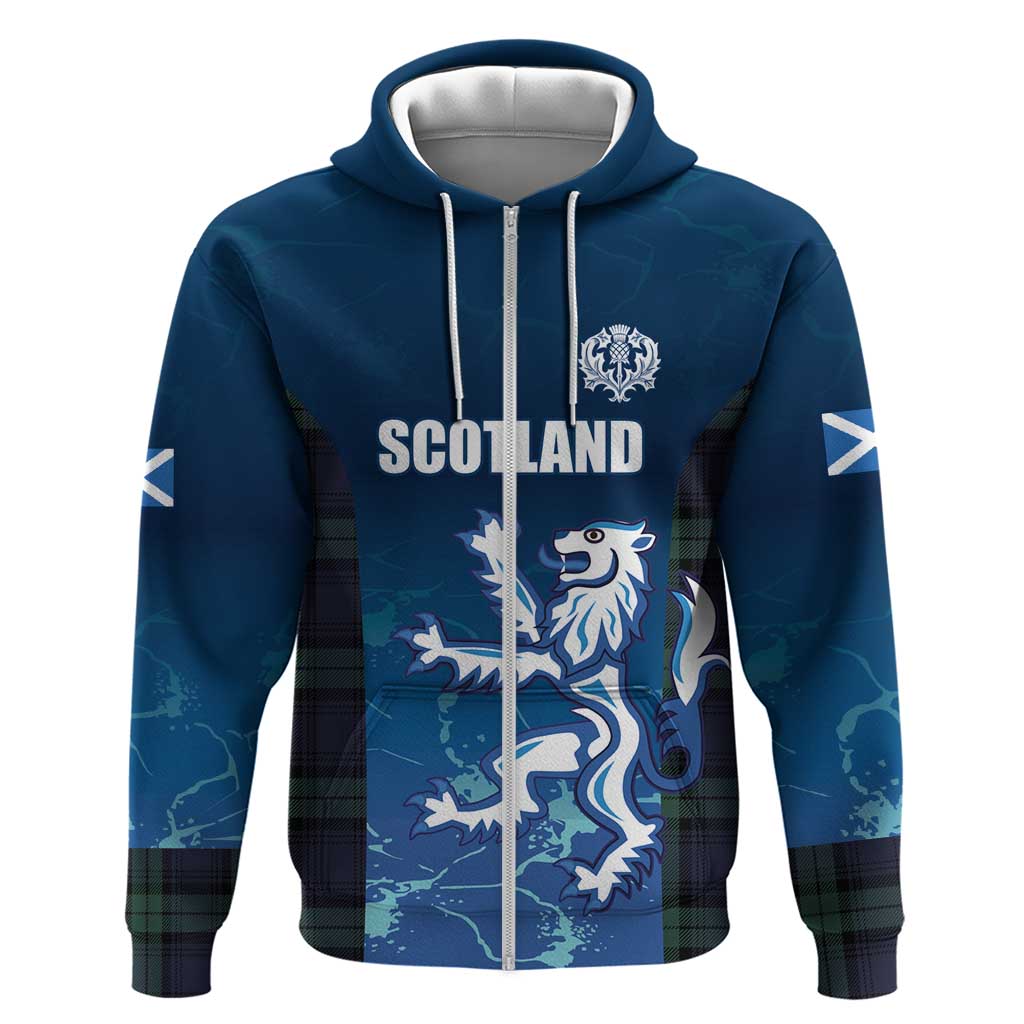 Custom Scotland Rugby Hoodie Go Scottish Thistle LT17