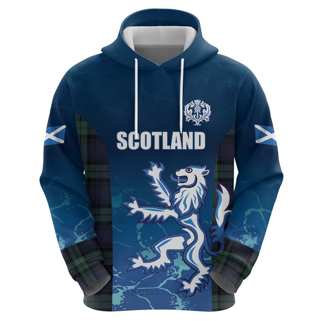 Custom Scotland Rugby Hoodie Go Scottish Thistle LT17