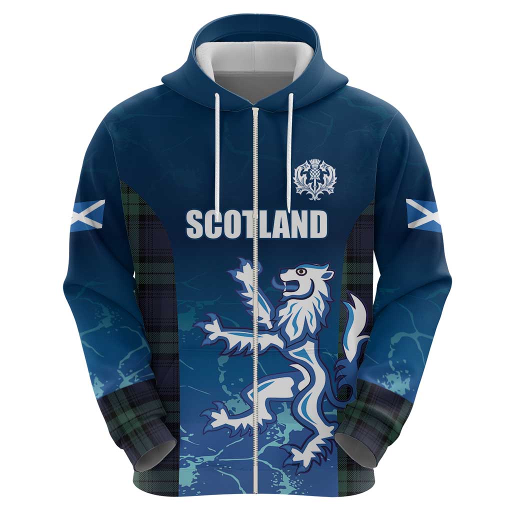 Custom Scotland Rugby Hoodie Go Scottish Thistle LT17