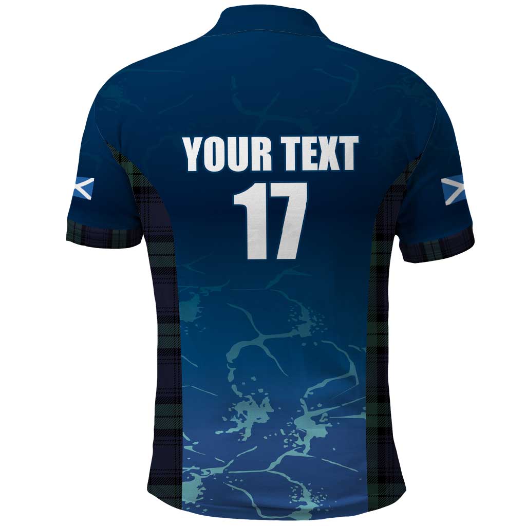 Custom Scotland Rugby Polo Shirt Go Scottish Thistle LT17