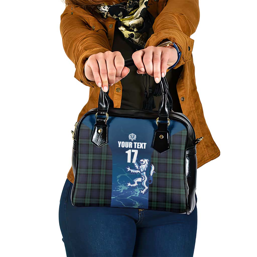 Custom Scotland Rugby Shoulder Handbag Go Scottish Thistle LT17