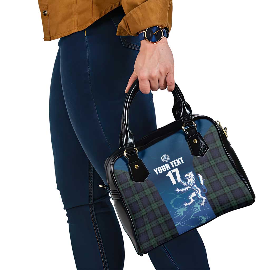 Custom Scotland Rugby Shoulder Handbag Go Scottish Thistle LT17