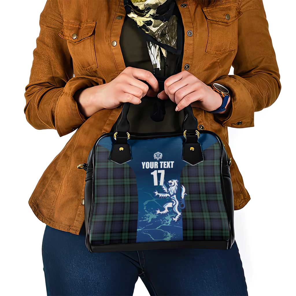 Custom Scotland Rugby Shoulder Handbag Go Scottish Thistle LT17