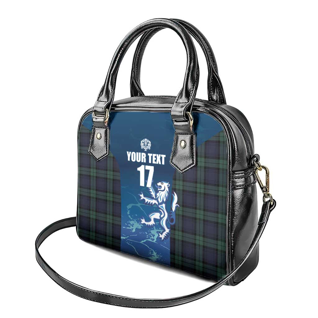 Custom Scotland Rugby Shoulder Handbag Go Scottish Thistle LT17