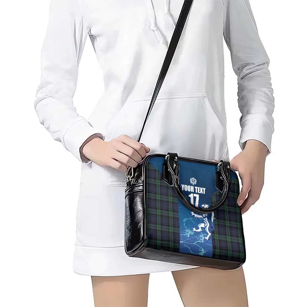 Custom Scotland Rugby Shoulder Handbag Go Scottish Thistle LT17