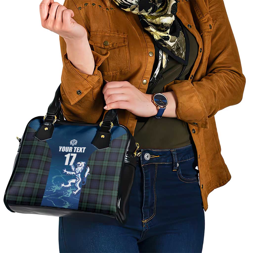 Custom Scotland Rugby Shoulder Handbag Go Scottish Thistle LT17