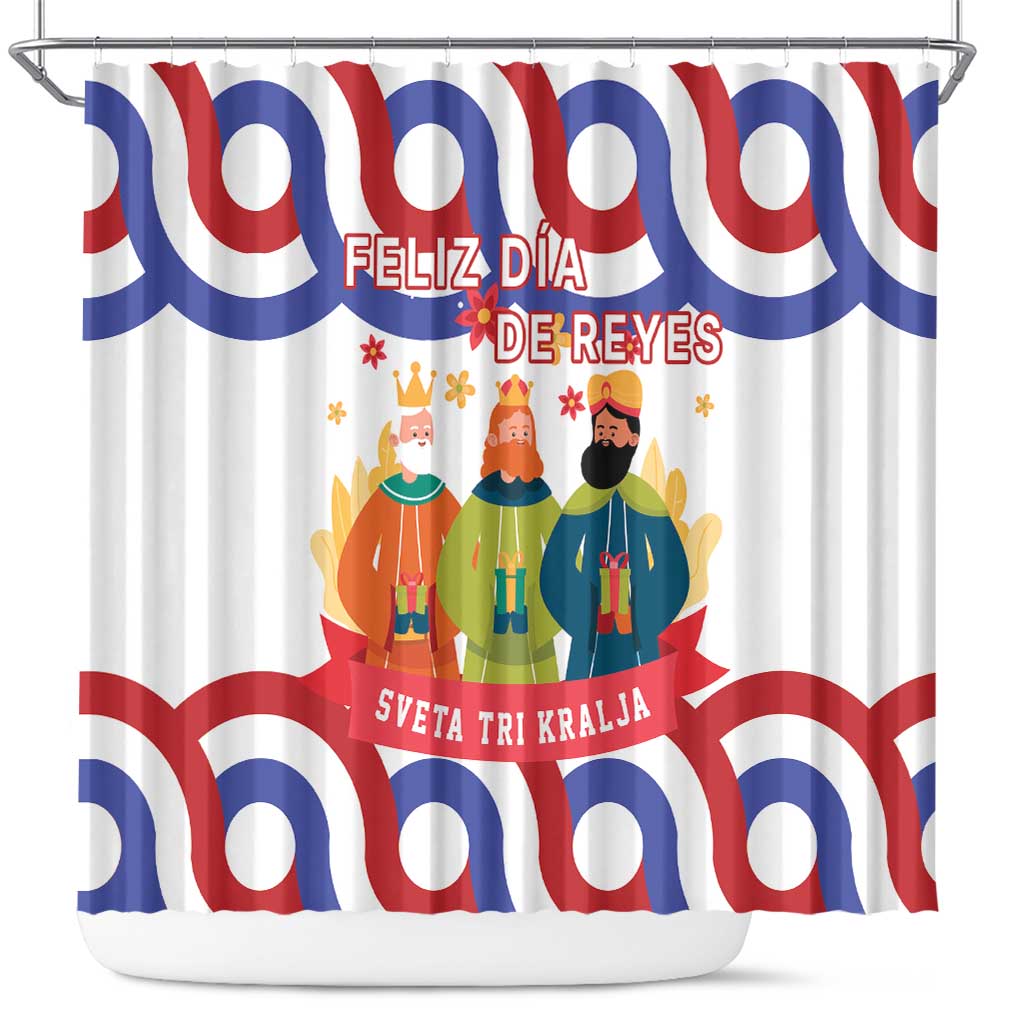 Croatia Epiphany Shower Curtain Bogojavljenje - Sveta Tri Kralja LT17