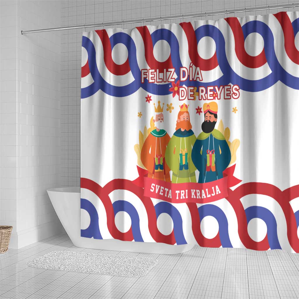 Croatia Epiphany Shower Curtain Bogojavljenje - Sveta Tri Kralja LT17