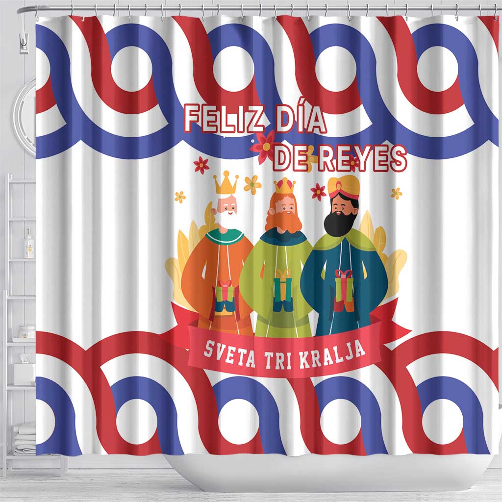 Croatia Epiphany Shower Curtain Bogojavljenje - Sveta Tri Kralja LT17