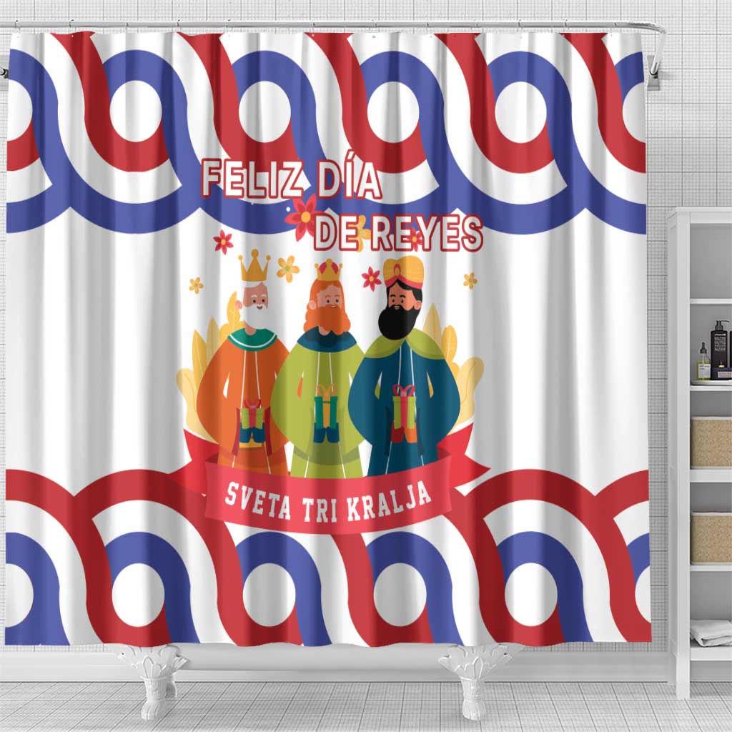 Croatia Epiphany Shower Curtain Bogojavljenje - Sveta Tri Kralja LT17