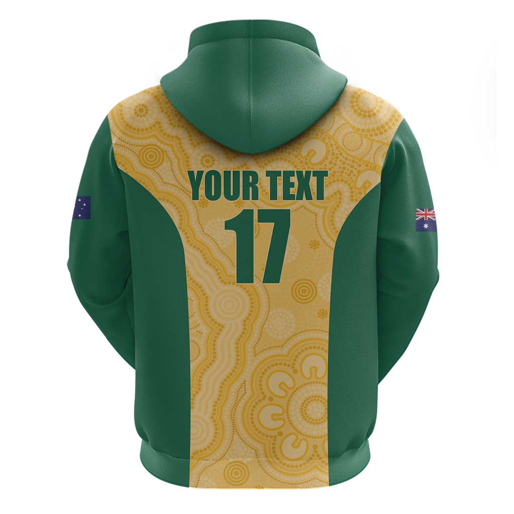 Custom Australia Rugby Hoodie Kangaroo Mascot LT17