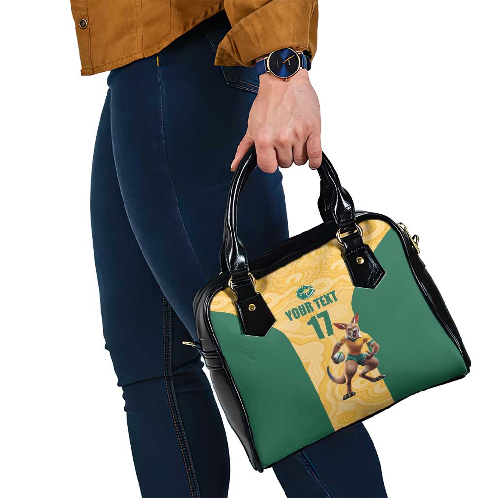 Custom Australia Rugby Shoulder Handbag Kangaroo Mascot LT17