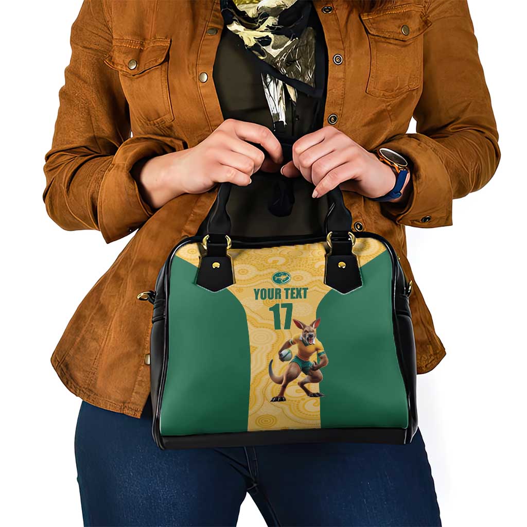Custom Australia Rugby Shoulder Handbag Kangaroo Mascot LT17
