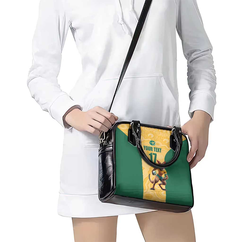 Custom Australia Rugby Shoulder Handbag Kangaroo Mascot LT17