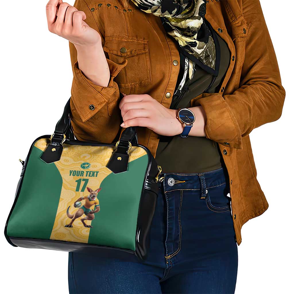 Custom Australia Rugby Shoulder Handbag Kangaroo Mascot LT17