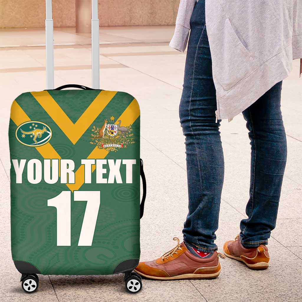 Custom Australia Rugby Luggage Cover Sporty Style LT17