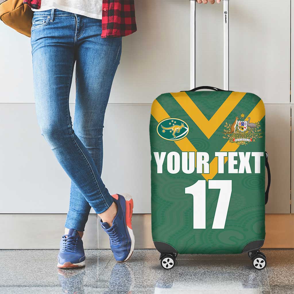 Custom Australia Rugby Luggage Cover Sporty Style LT17