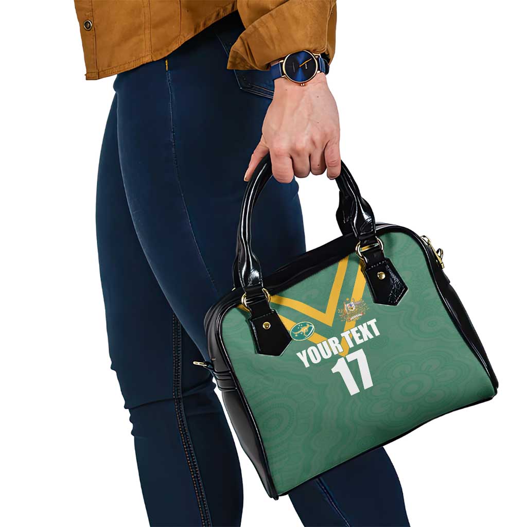 Custom Australia Rugby Shoulder Handbag Sporty Style LT17