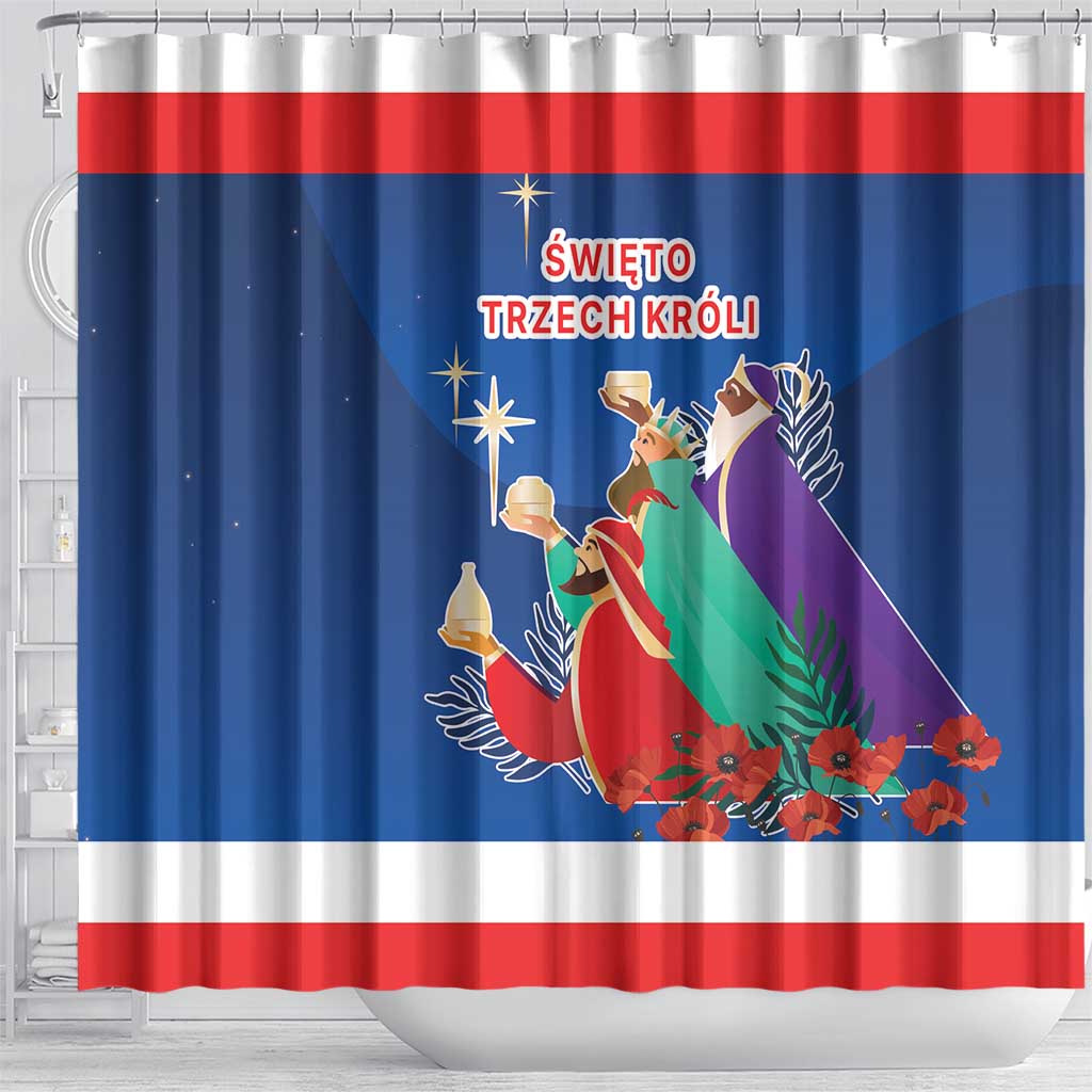 Poland Epiphany Shower Curtain The Three Kings Day - Trzech Kroli LT17