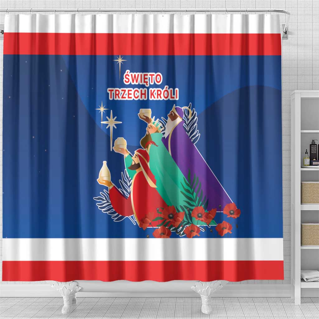 Poland Epiphany Shower Curtain The Three Kings Day - Trzech Kroli LT17