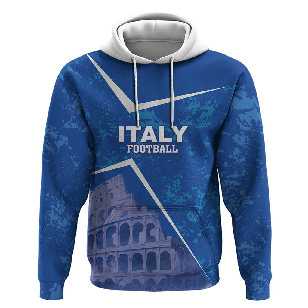 Custom Italy Football Hoodie With Colosseum LT18