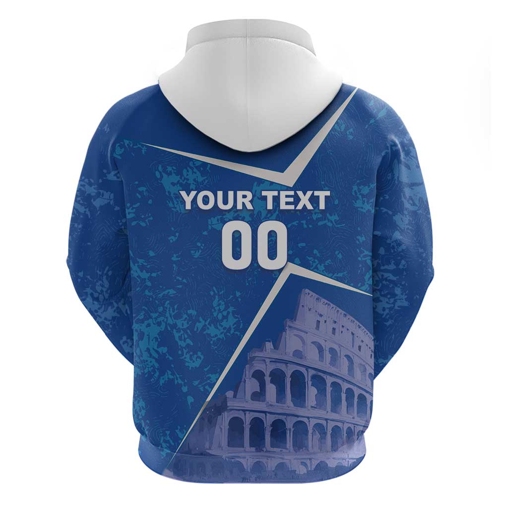 Custom Italy Football Hoodie With Colosseum LT18