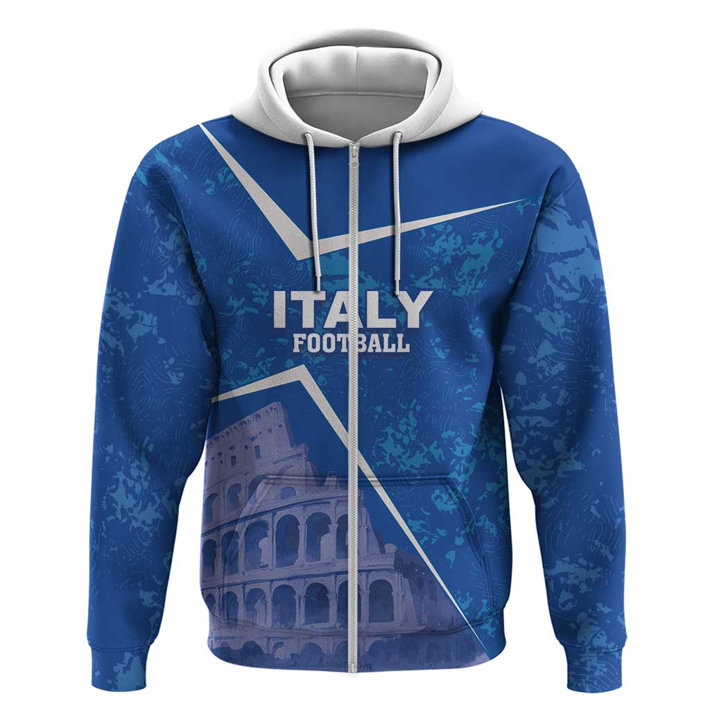 Custom Italy Football Hoodie With Colosseum LT18