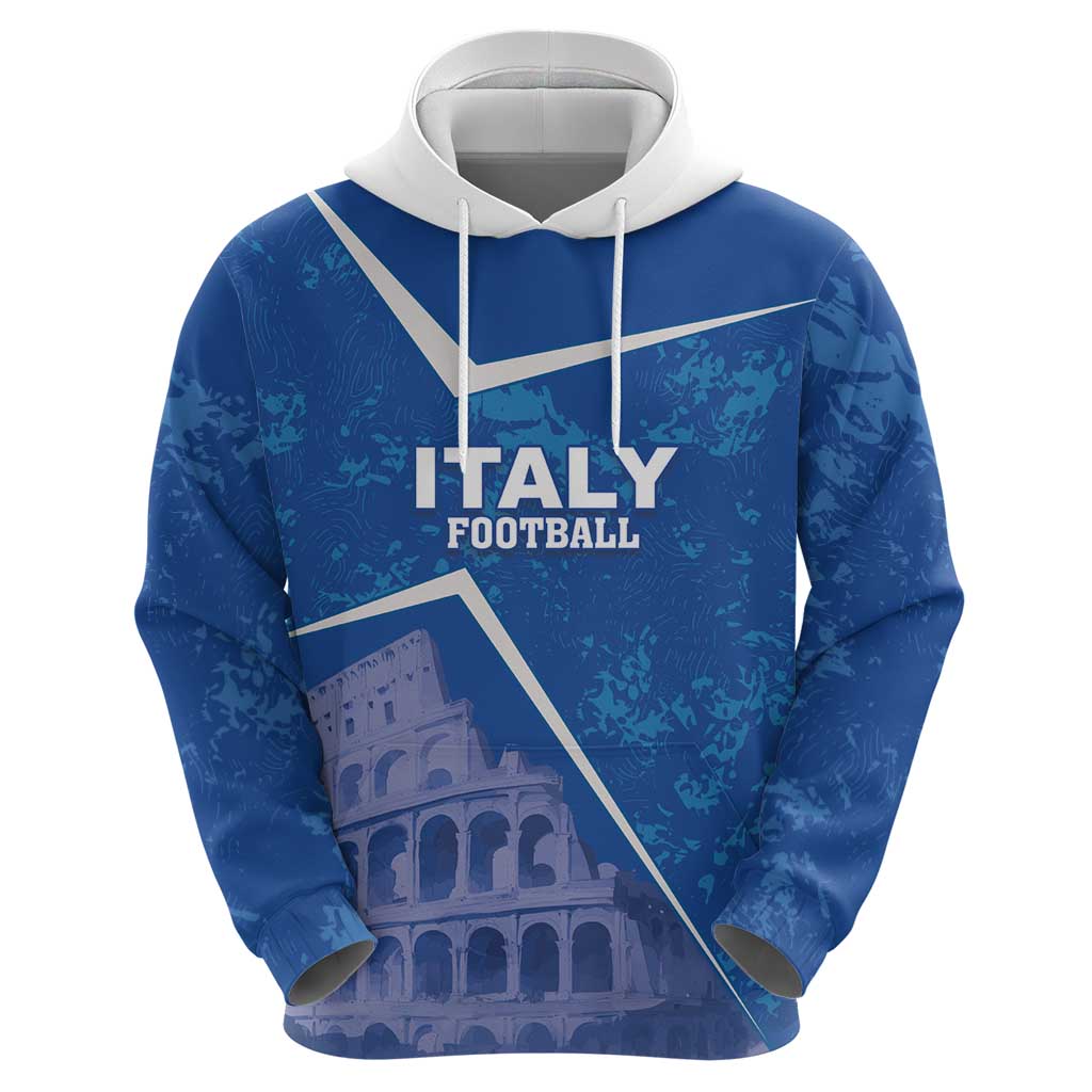 Custom Italy Football Hoodie With Colosseum LT18
