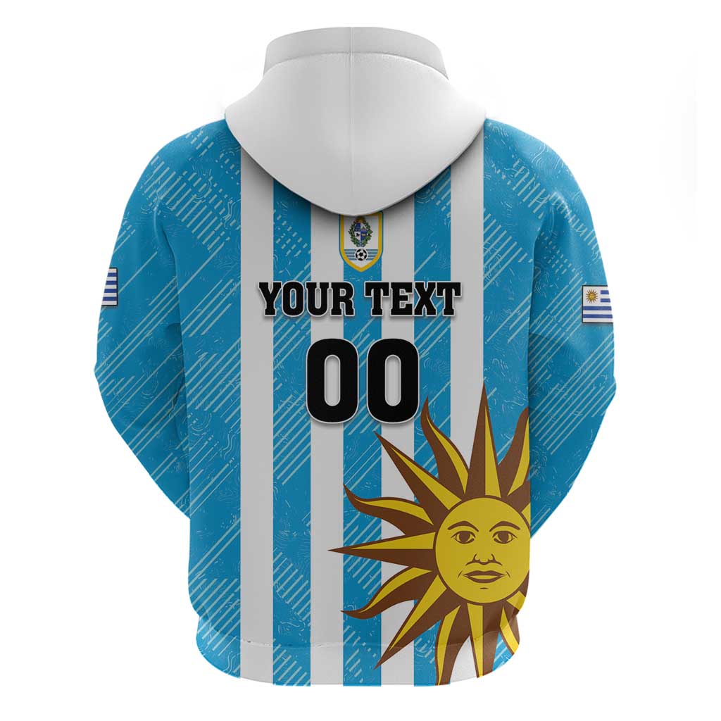 Custom Uruguay Football Hoodie Sol De May LT18