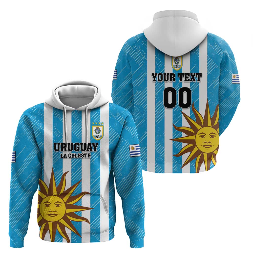 Custom Uruguay Football Hoodie Sol De May LT18