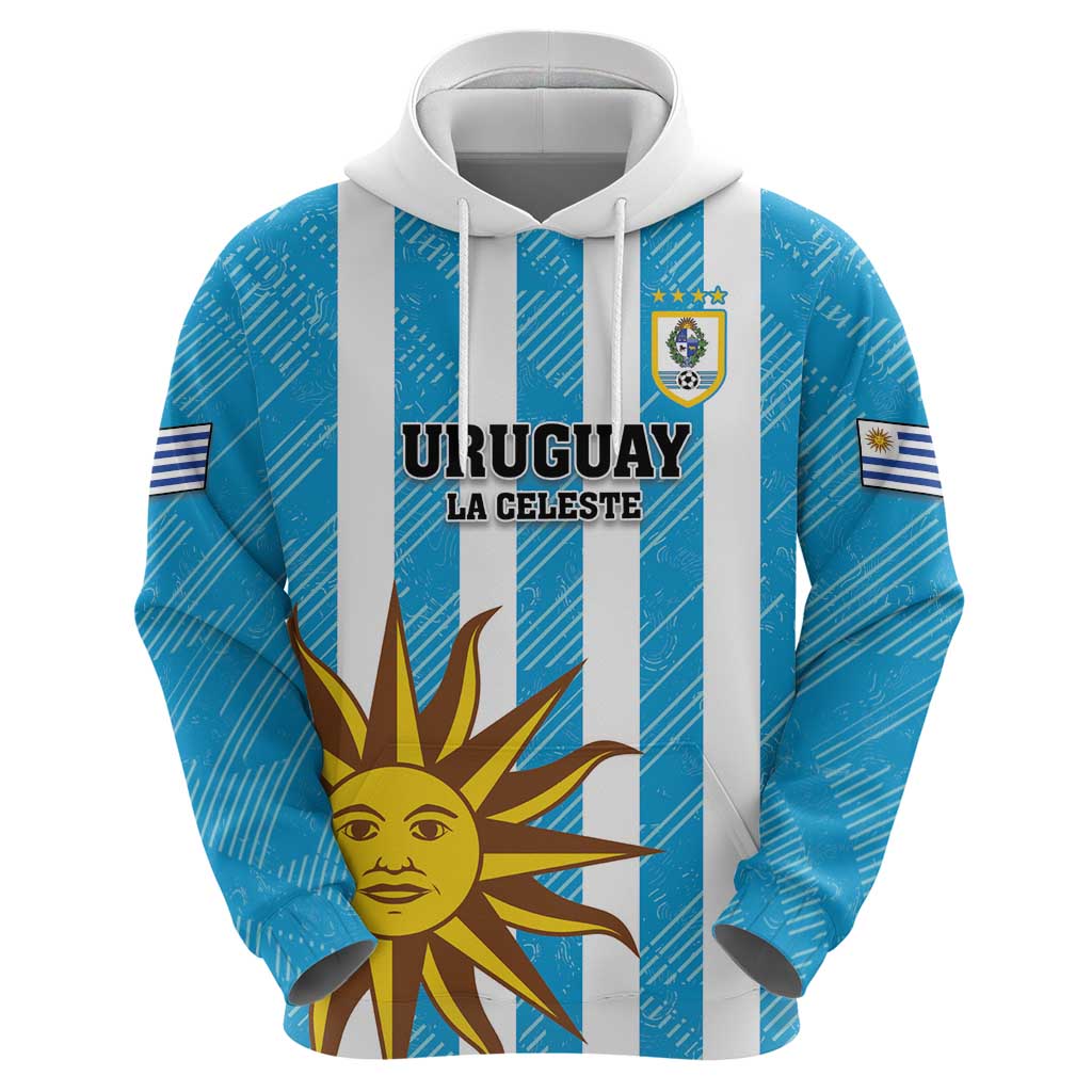 Custom Uruguay Football Hoodie Sol De May LT18