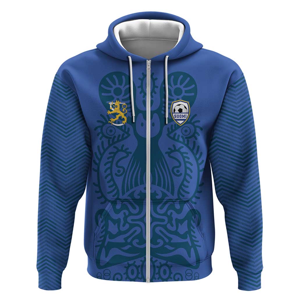Custom Finland Football Champion Hoodie Sami Pattern LT18